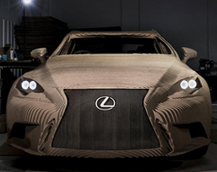 Lexus поразил всех седаном IS из… картона