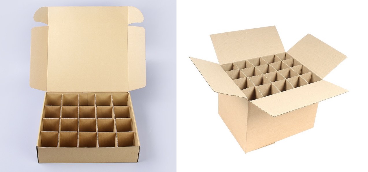 Коробки с решетками из переплетного и коробочного картона
