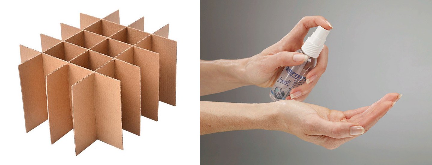 Коробки с решетками из картона