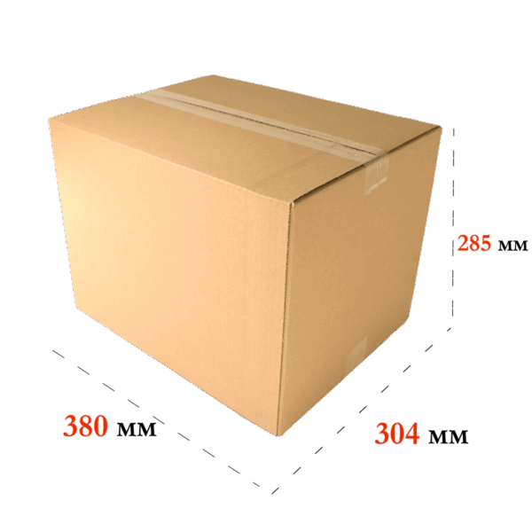 Гофрокороб 380*285*228 С Бурый 0201