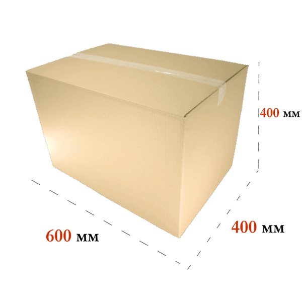 Гофрокороб 600*400*400 С Бурый 0201